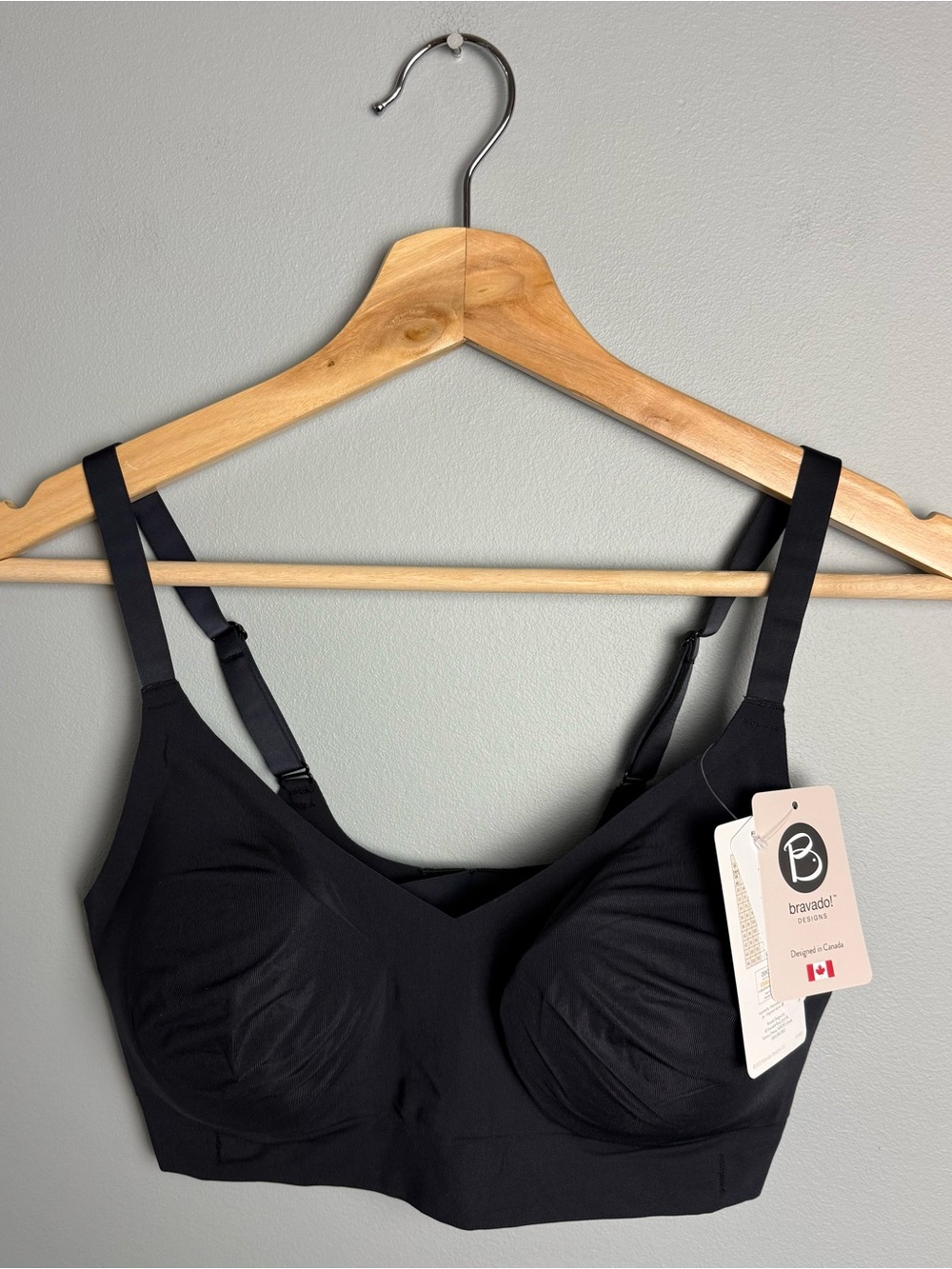 Bravado Black Wireless Seamless Bra